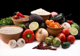 spezie verdure frutta per un alimentazione sana