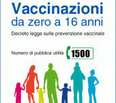 Vi segnaliamo: Vaccinazioni, numero di pubblica utilità 1500 del Ministero della salute