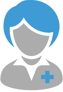 avatar medico professionista donna grigio blu di Mariagrazia D'amico