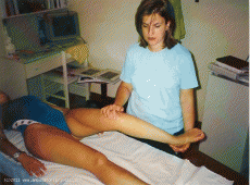 Foto durante un trattamento terapeutico specifico