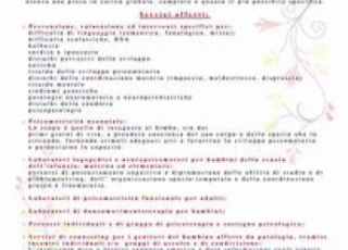 La struttura offre i servizi di seguito elencati