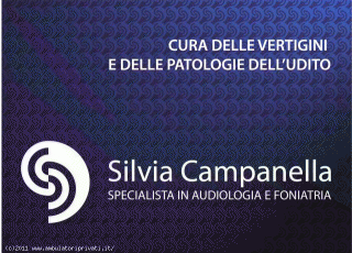 Medico Specialista in Audiologia e Foniatria. Cura delle vertigini e delle patologie dell'udito.